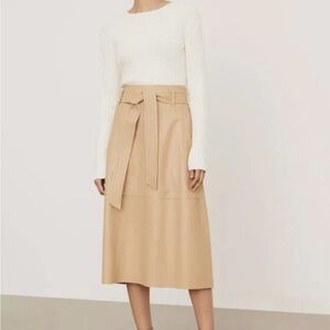 Vince NWOT Tan Maxi Skirt